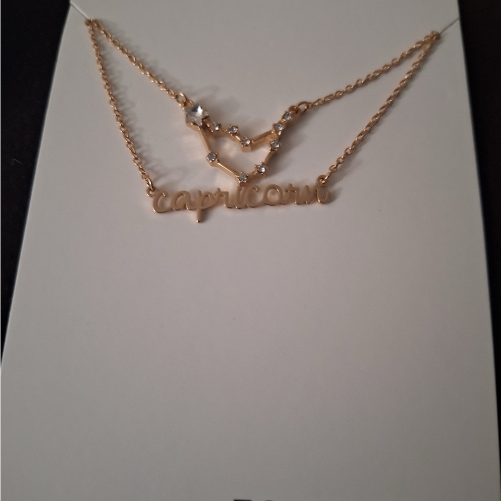 Capricorn Gold Necklace